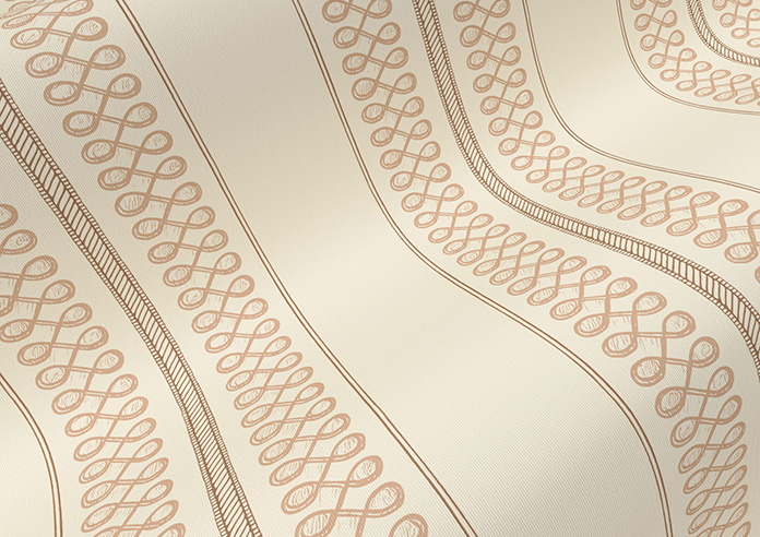 Trellis Prints, Noble Stripe Manson - Roller Blind - Image 4